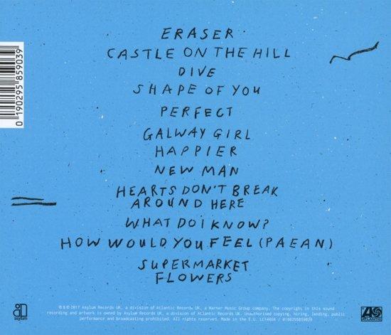 Ed Sheeran - ÷ "DIVIDE" (CD)