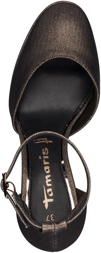 sandalen, sandaal, sandalen met hak, bandje hak, taupe/bruine kleur
