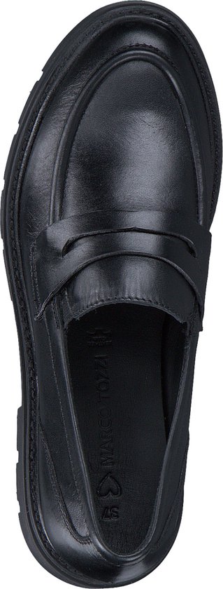 MARCO TOZZI MT - maat 39 - Leather sock and Lining Dames Slipper - BLACK