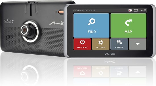Mio MiVue Drive 65 LM navigator 15,8 cm (6.2'') Touchscreen LCD Vast Zwart