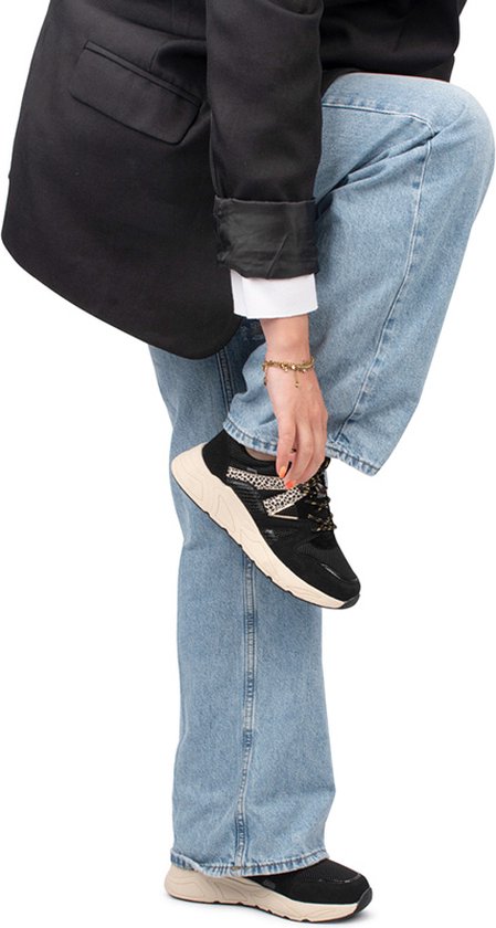 POSH by Poelman CAROCEL - maat 41 -  Dames Sneakers - Zwart