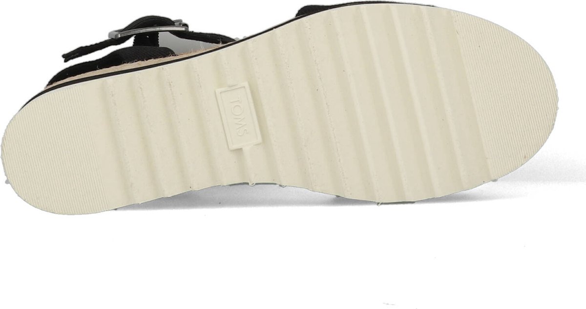 TOMS - Maat: 37 - Shoes DIANA - Volwassenen Sandalen met hak - Kleur: Zwart