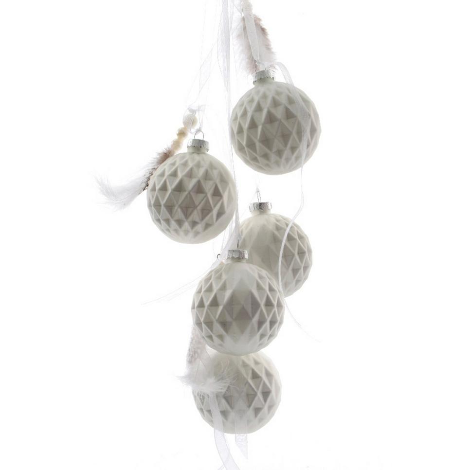 Incompleet Christmas Decorations - Glazen kerstballenhanger