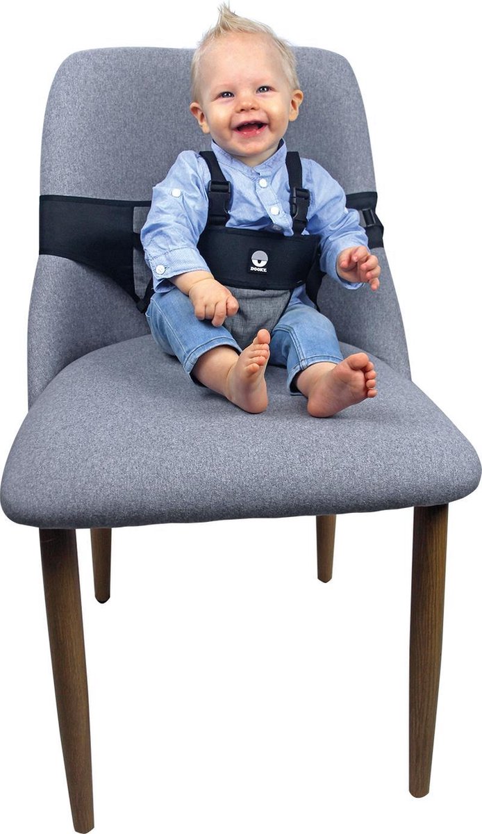 Dooky Travel chair Black grey melange
