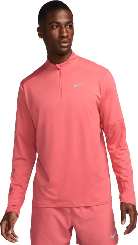 Nike Maat L  Dri-FIT Element Half-Zip LS Sportshirt Mannen