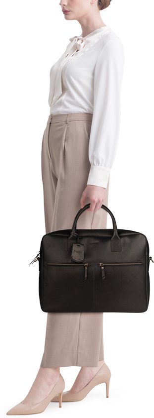 BURKELY Unisex Bart Laptoptas - 15,6 inch - Zwart