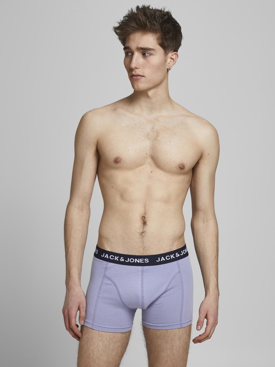 JACK & JONES - Maat L - JACBAYER TRUNKS 4 PACK LTN Heren Onderbroek