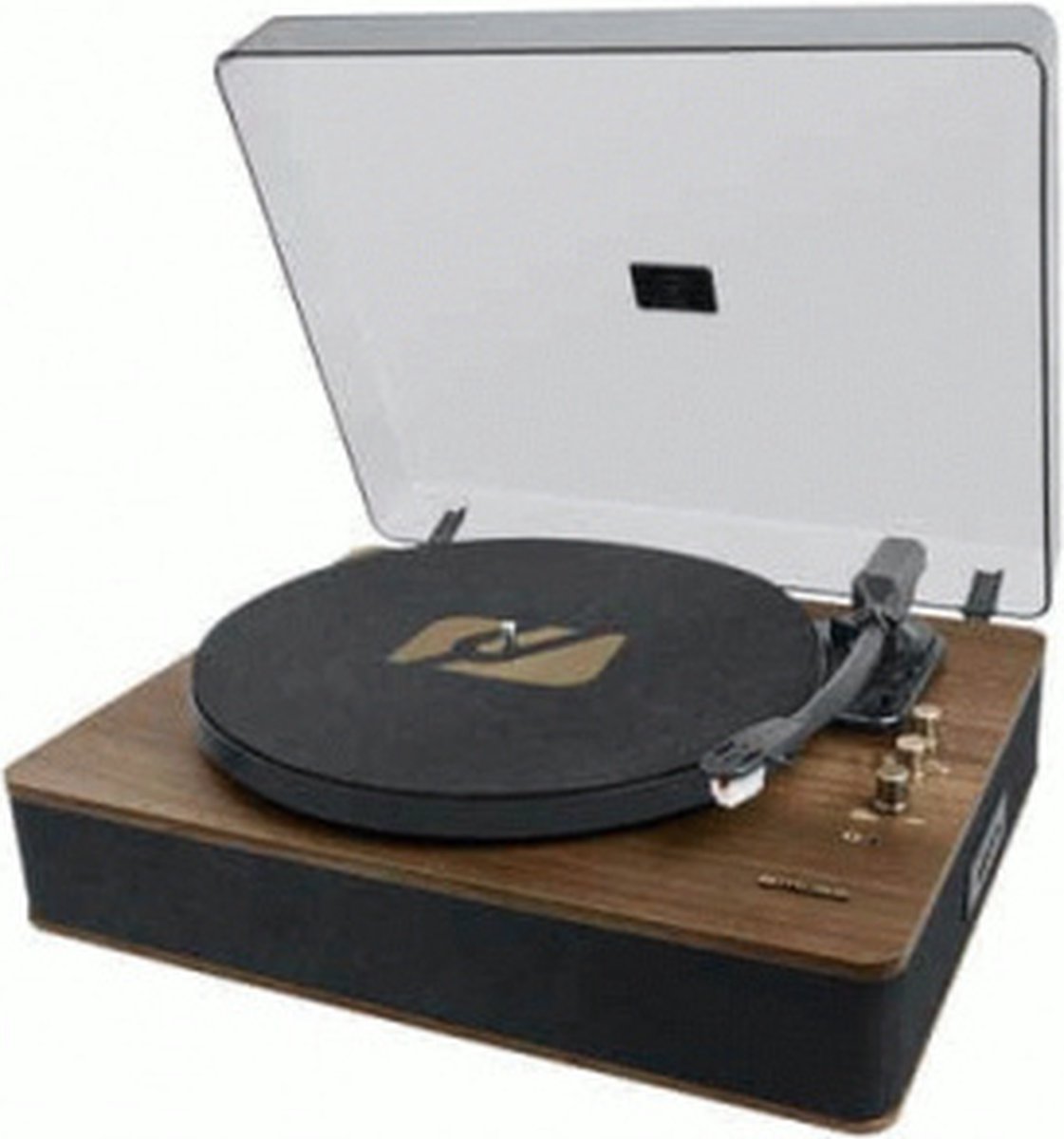 Muse MT-106BT - Stereo platenspeler met bluetooth en encoding-functie, hout