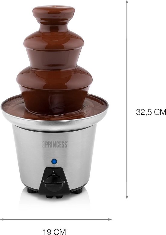 Princess 292998 Chocoladefontein XL – 3 Laags fontein