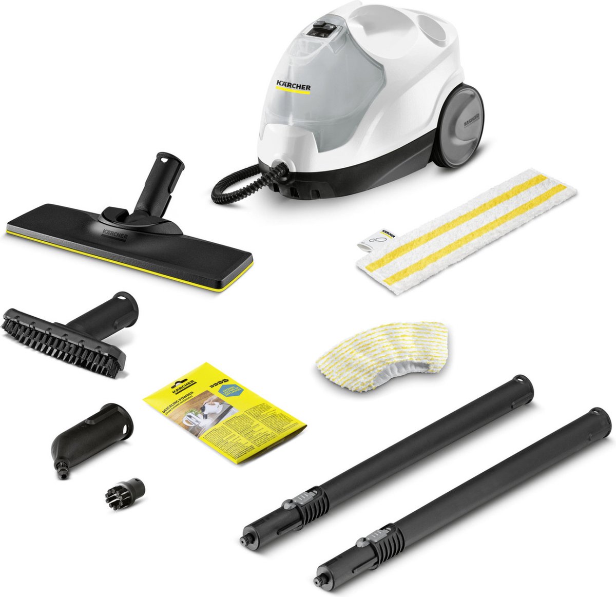 Kärcher SC 4 EasyFix Stoomreiniger -3.5 bar - 2000 W - Oppvervlakteprestatie 100 m² - Reservoir 0.8 + 0.5 l - Continue vulbaar