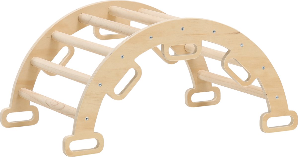 Met Klimboog met - Houten