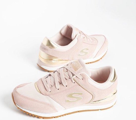Skechers Sunlite Revival Dames Sneakers - Roze - Maat 40