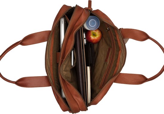 Burkely Vintage Jesse Worker - Schoudertas - Cognac