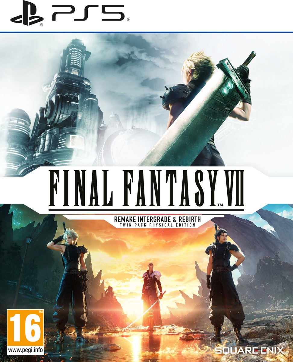 ps5, final fantasy vii, remake, game cover, sword