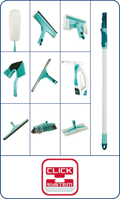 Leifheit telescoopsteel - 75-135 cm lengte - Click System