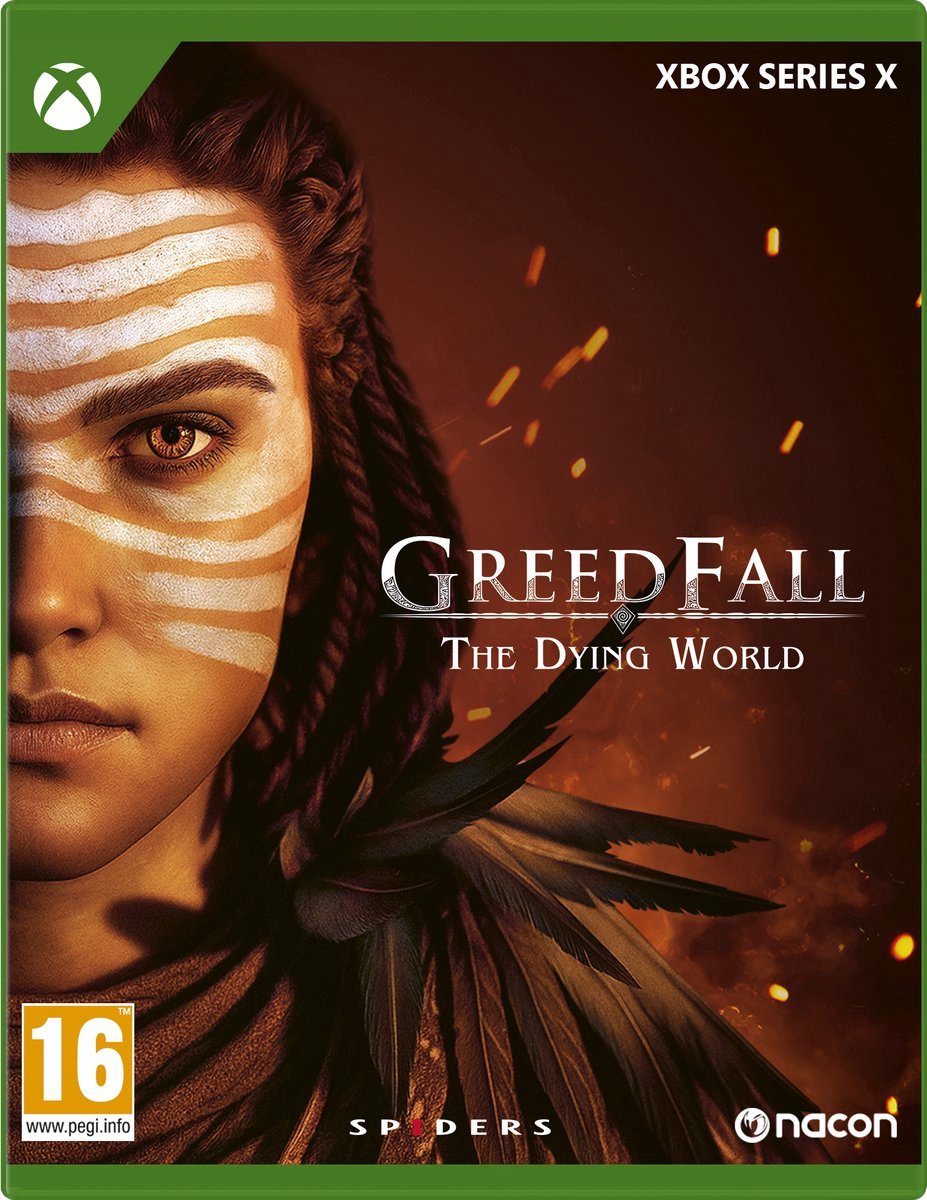 computerspel, spelcover, Xbox, GreedFall, The Dying World