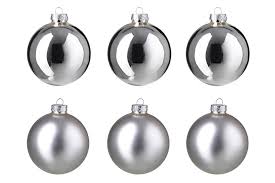 af08-ddc3-4677-b5c9-0503422b5ad6 Decoris Glazen kerstballen (Ø8 cm) (set van 6)