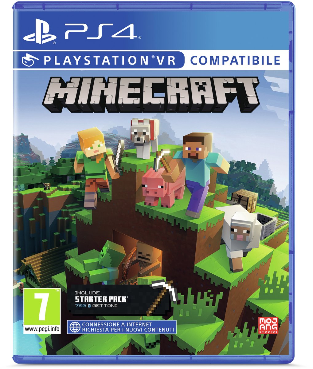 minecraft, game, vr, ps4, case
