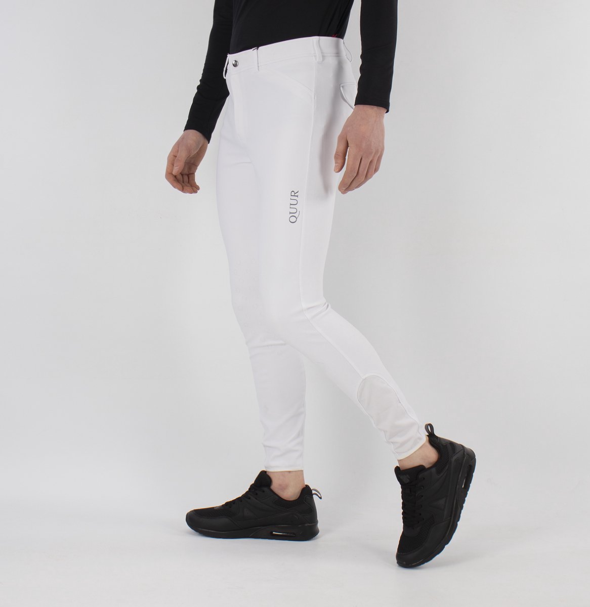 Quur Rijbroek Qhugo Knie Grip Men - White - 48