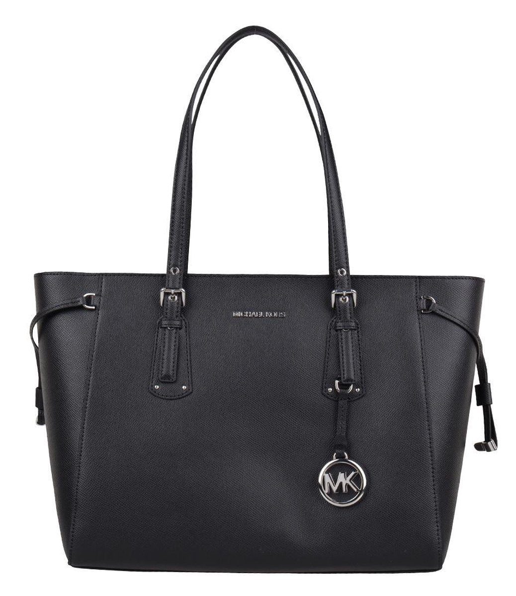 Michael Kors Voyager M Dames Schoudertas - Zwart