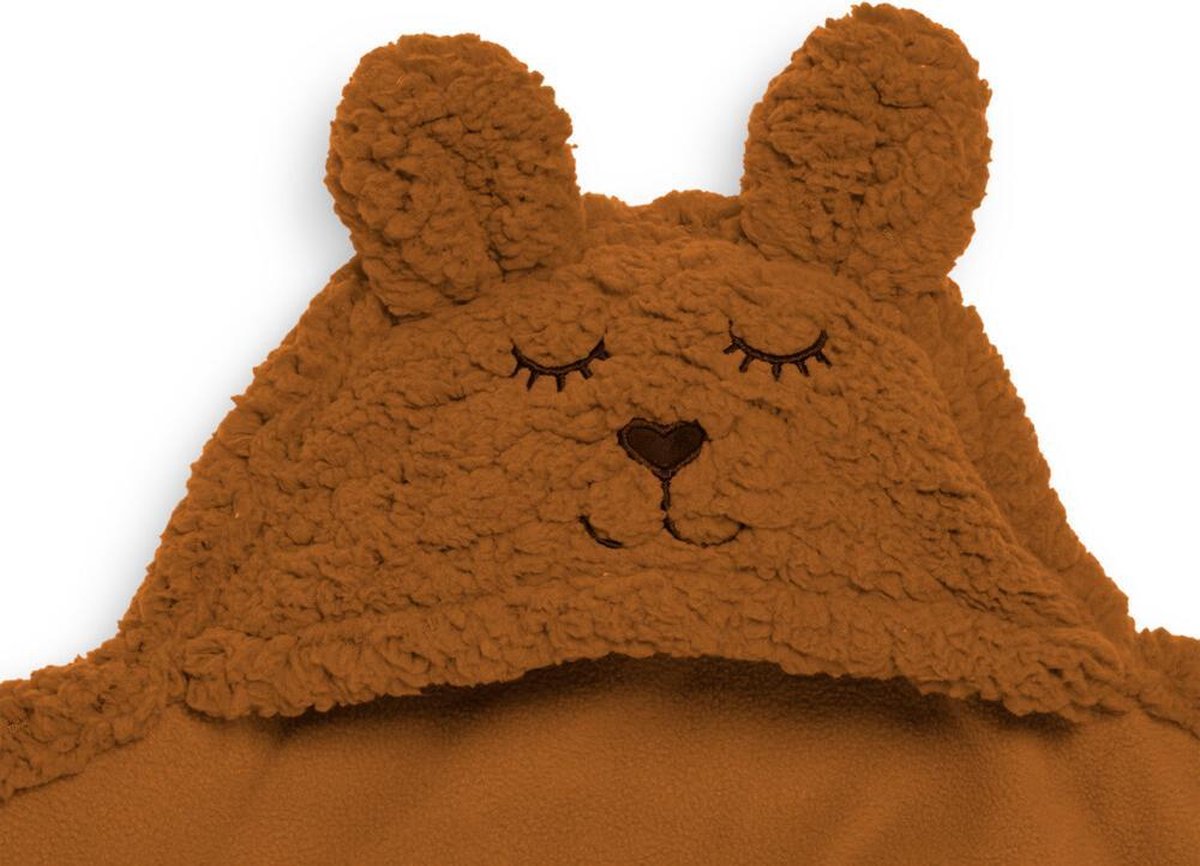 Jollein Wikkeldeken Bunny 100x105cm - Caramel