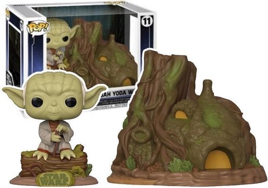 FUNKO Pop! #11 Town: Star Wars - Dagobah Yoda With Hut