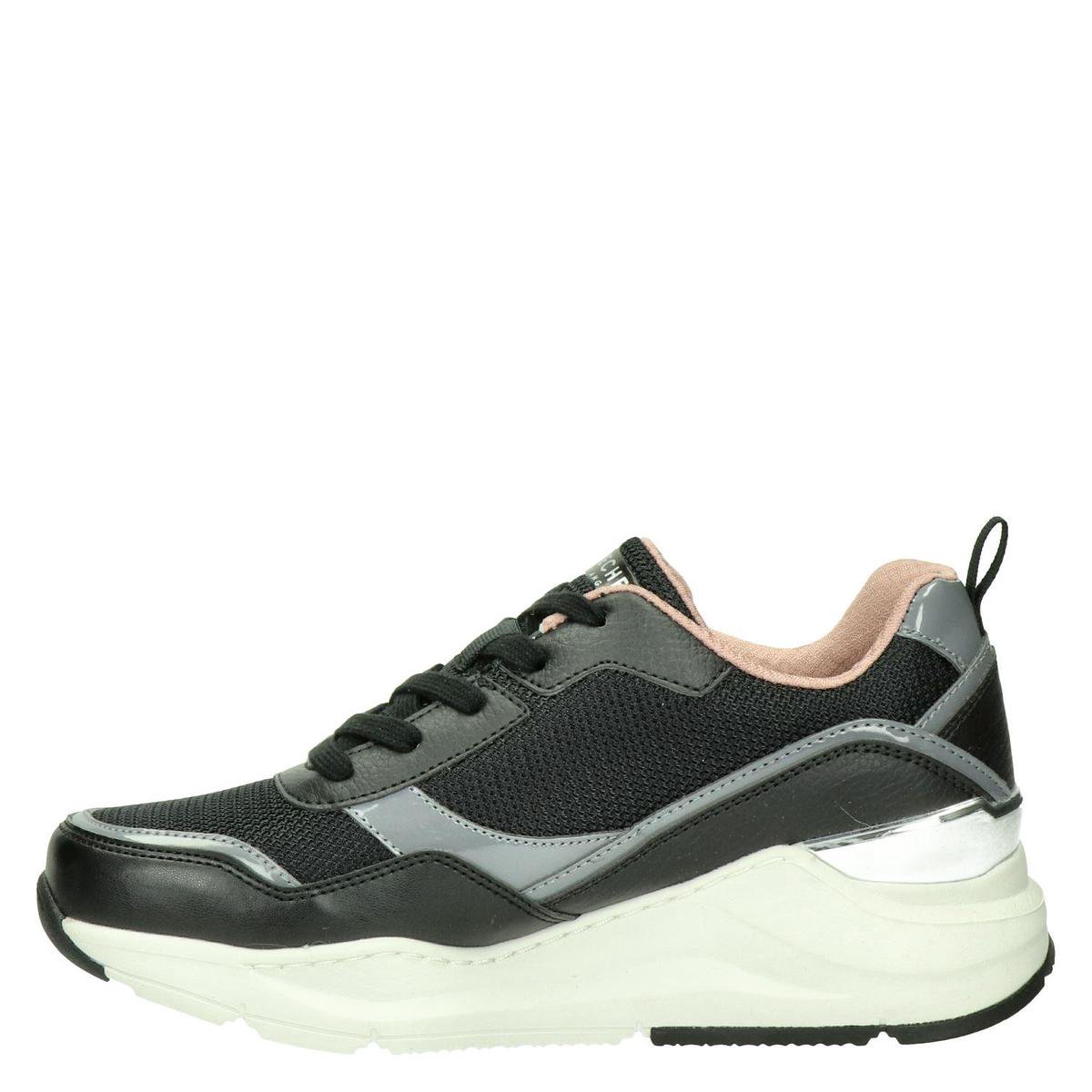 Skechers - Maat 39  Rovina - Clean Sheen Dames Sneakers - Black