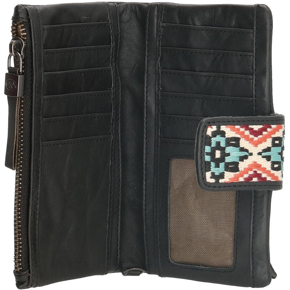 Micmacbags New Navajo Portemonnee - Zwart