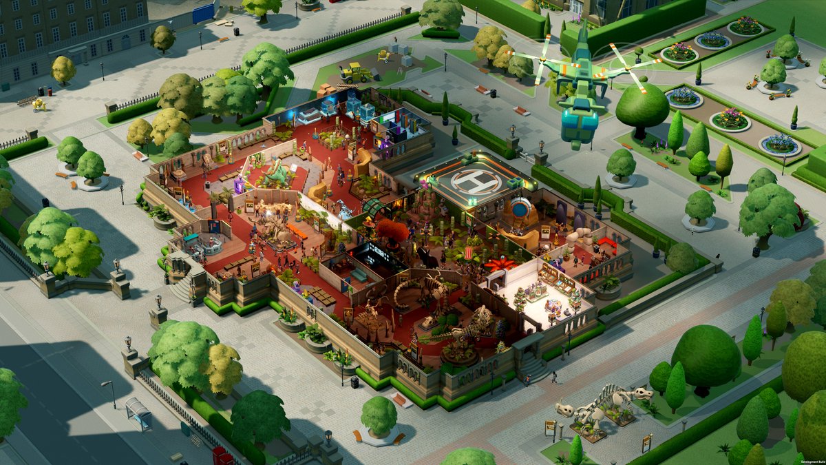 pretpark, cadeauwinkel, dineren, stadstuin, heli