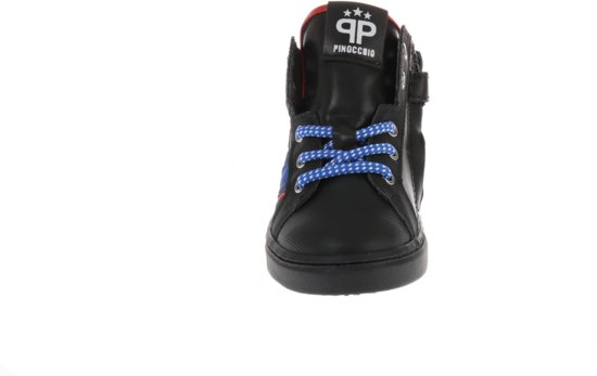 Pinocchio Hoge sneakers Jongens - Zwart - Maat 22