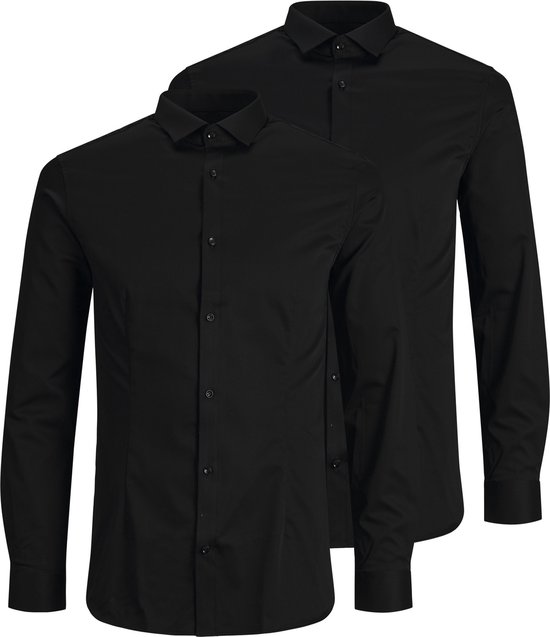 JACK & JONES Maat XL JPRBLAPARMA SHIRT L/S 2-PACK NOOS MP Heren Overhemd