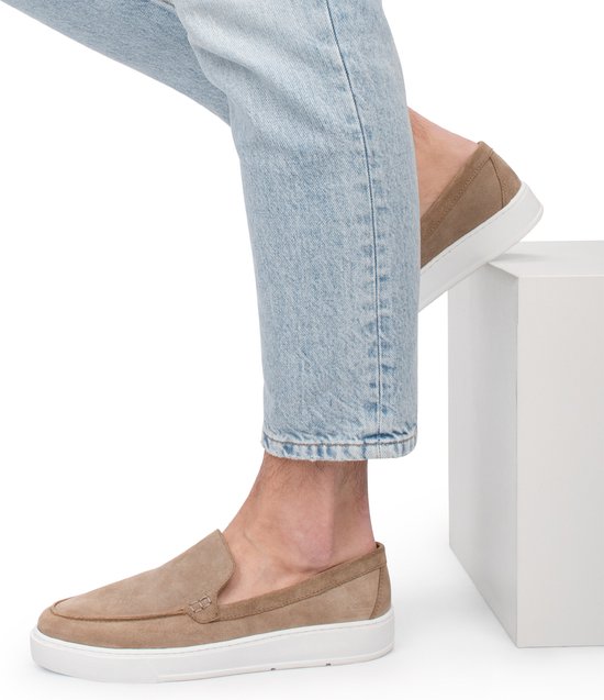 PS Poelman GREGORY - maat 44 - Heren Instappers - Taupe