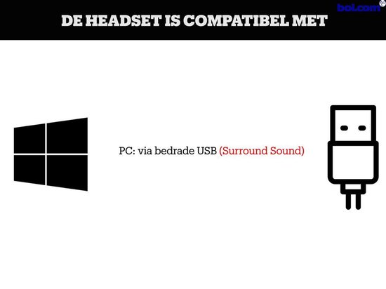 Trust GXT 450 Blizz 7.1 Gaming Headset RGB verlichting PC Surround sound USB Zwart