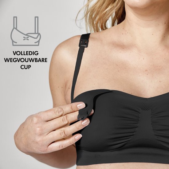 Medela - Maat S -Keep Cool bh  Naadloze voedingsbh – Zwangerschapsbh met 2 ademende zones – Soft Touch