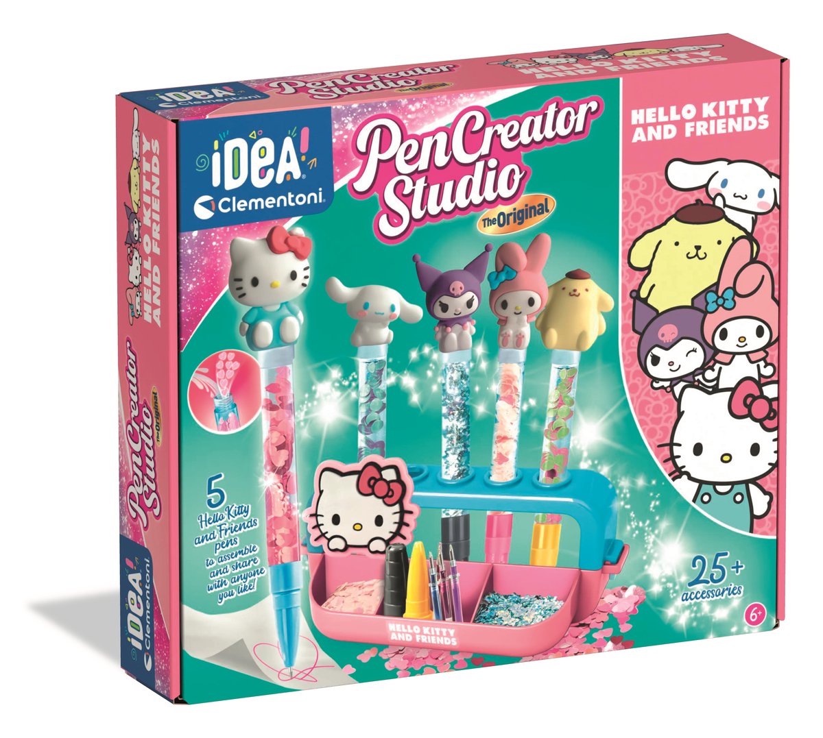 Pen Creator Studio, Hello Kitty, pencil case, arts & crafts, glitter pens