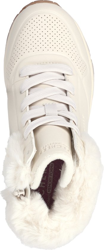 Skechers - maat 32- Uno-Fall Air Meisjes Sneakers - Crème