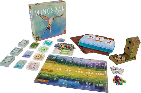 999 Games - Wingspan - Bordspel - Prachtig vormgegeven - Ook voor 1 speler - Gezelschapsspel