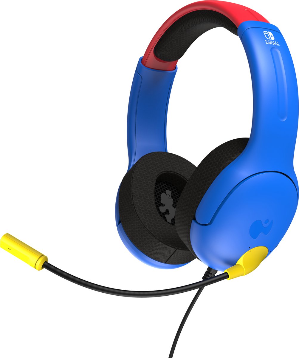 PDP Gaming LVL40 Airlite - Gaming Headset - Nintendo Switch - Mario