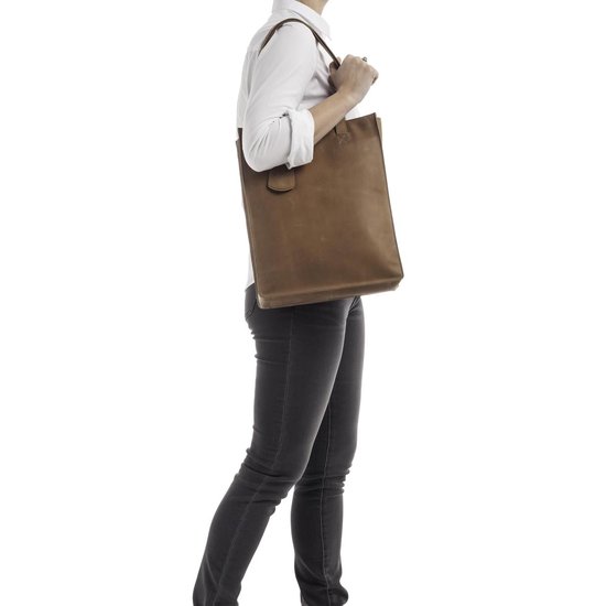 BURKELY Michelle Dames Shopper - 13,3 inch Laptoptas - Cognac