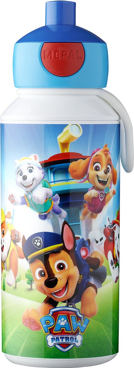 kindergarten, water bottle, character bottle, Paw Patrol, plastic bottle