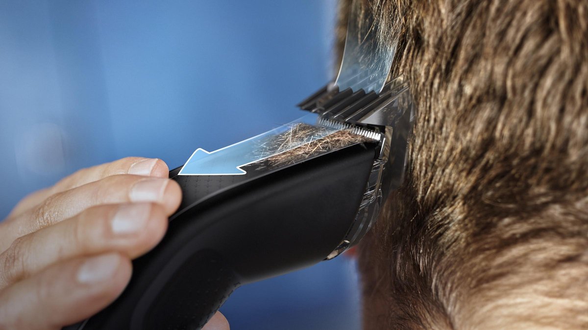 kapseltrimmer, haren, ontwerp, fohn, hoofd