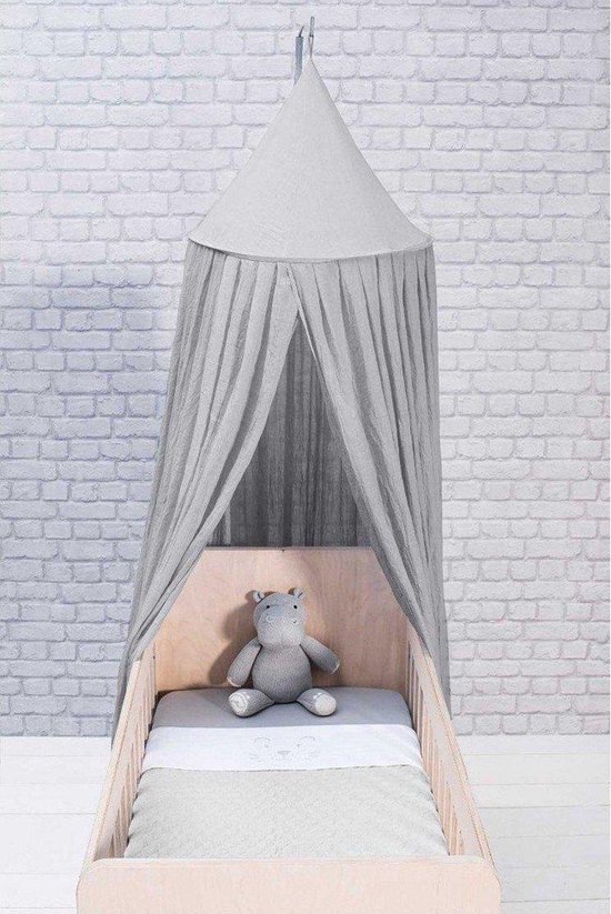 Jollein Vintage Klamboe - 245cm - Soft Grey