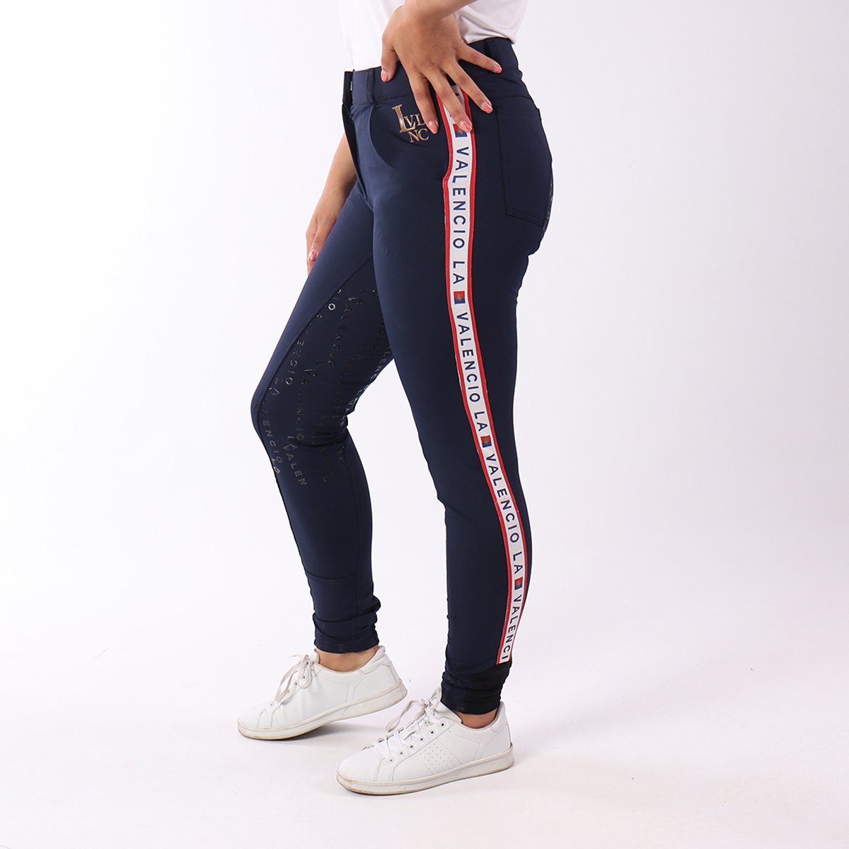 La Valencio Rijbroek Lvodie Full Grip - Dark Blue - 36