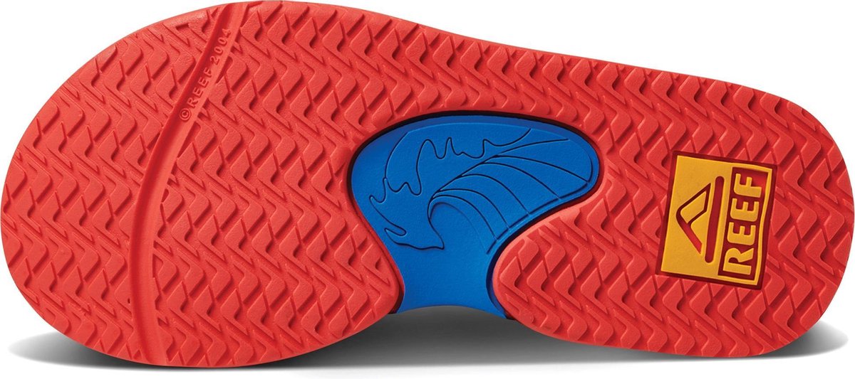 Reef Little Fanning Jongens Slippers - Maat 19.20 - Red/Yellow