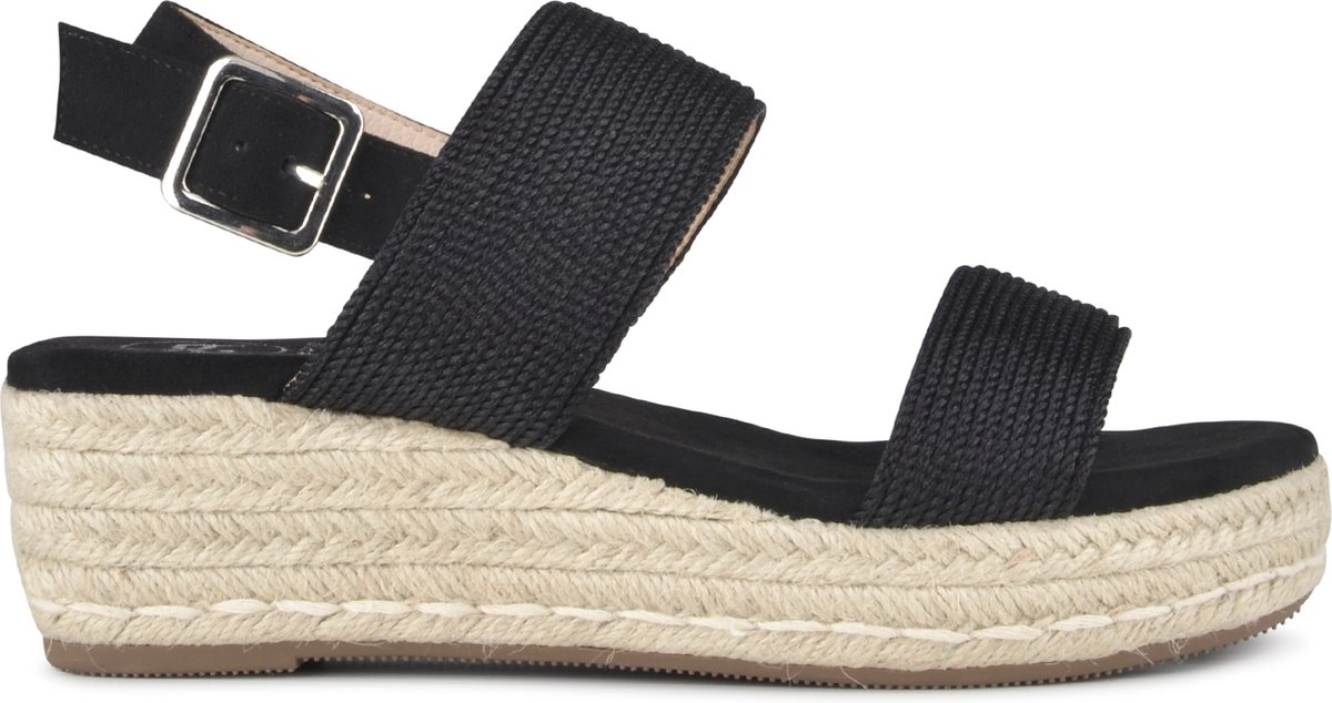 POSH by Poelman - Maat 40 - CETO Dames Sandalen - Zwart