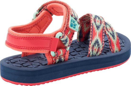 Jack Wolfskin Zulu Sandalen - 34 - Kids - Red / Blue