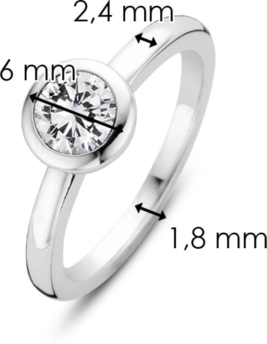 Ti Sento Ring - 12103ZI - 17.75 mm