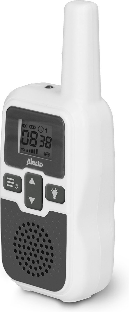 Alecto DBX-80 - Babyfoon met groot bereik - Tot 3km - Wit/Antraciet