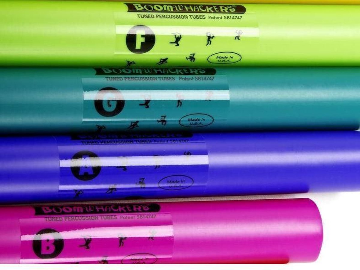 Boomwhackers BW-7SET - Set of 7 Bass tubes , Diatonic