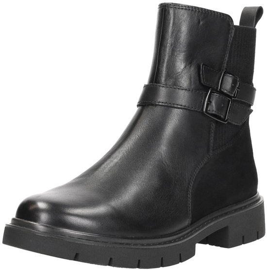 laars, boots, leren, zwarte, schuim/zad